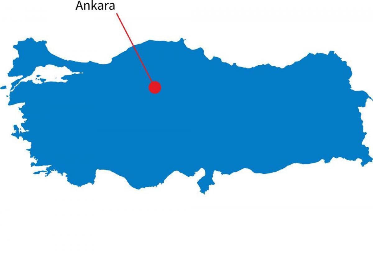Turkey capital map